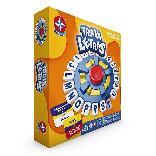 Jogo De Tabuleiro Trava Letras - Portugues -  Estrela