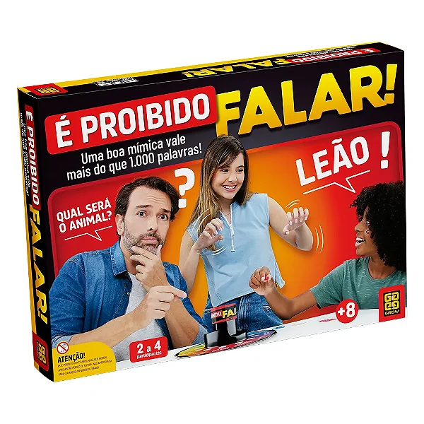 Jogo É Proíbido Falar - Grow