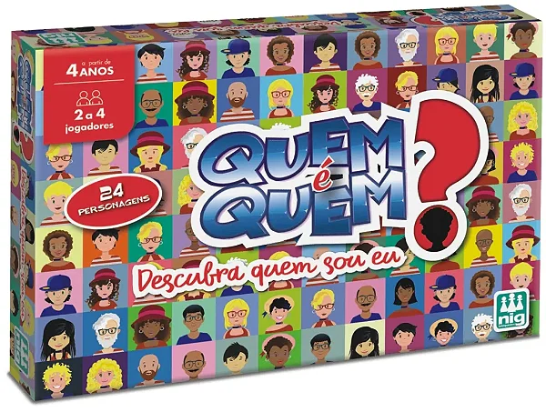 Jogo QUEM É QUEM? - Nig