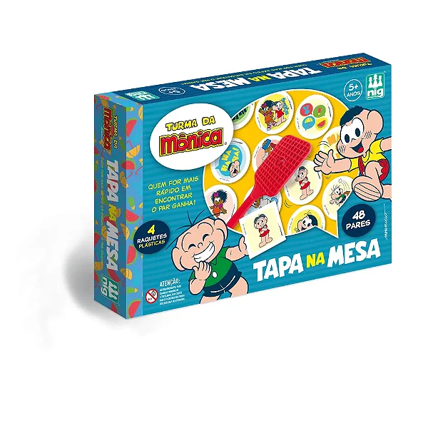 Jogo TAPA NA MESA - TURMA DA MÔNICA - Nig