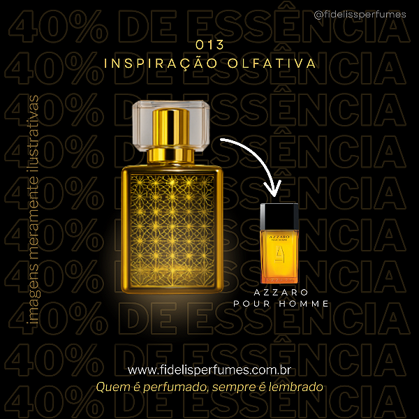 013 - Inspiração Olfativa do Azzaro Pour Homme - 50ml