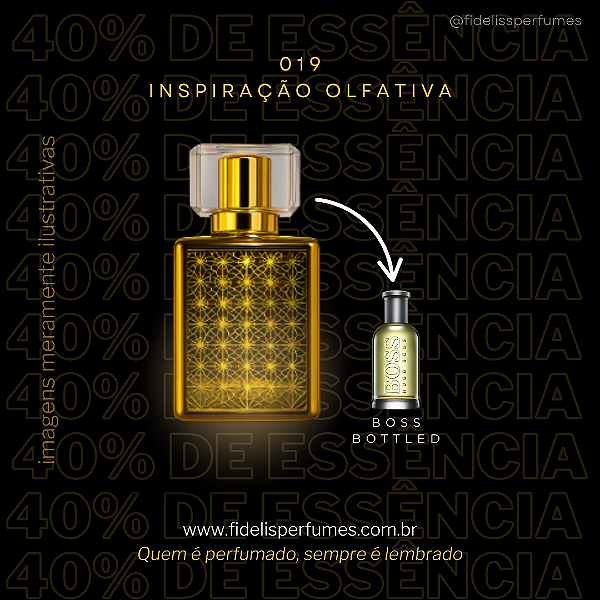 019 - Inspiração Olfativa do Boss Bottled - 50ml