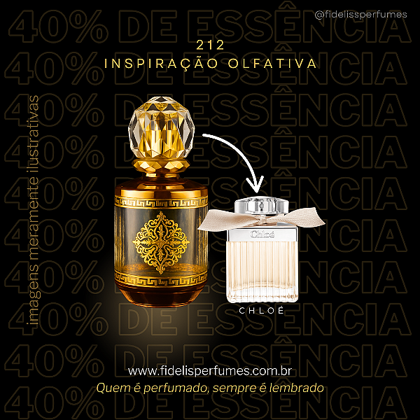 212 - Inspiração Olfativa do Chloé - 50ml