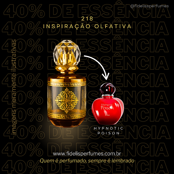 218 - Inspiração Olfativa do Hypnotic Poison - 50ml