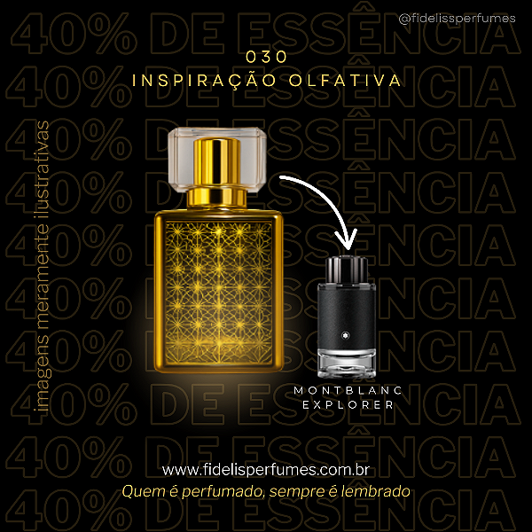 030 - Inspiração Olfativa do Montblanc Explorer - 50ml