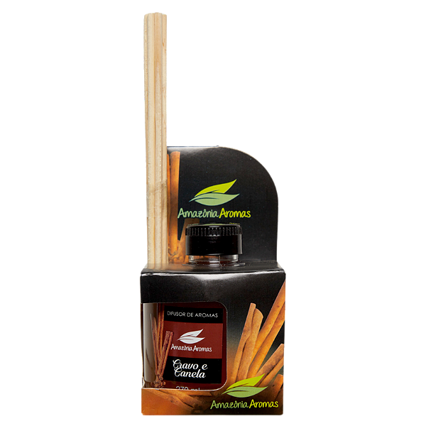 Difusor de Ambientes Amazônia Aromas 270ml Cravo e Canela