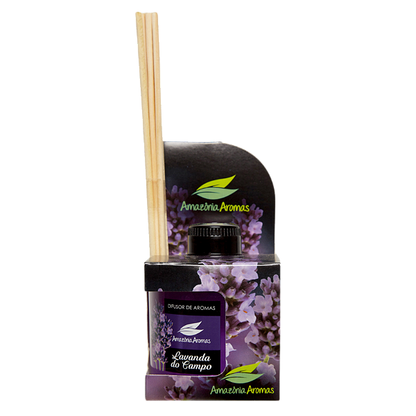 Difusor de Ambientes Amazônia Aromas 270ml Lavanda do Campo
