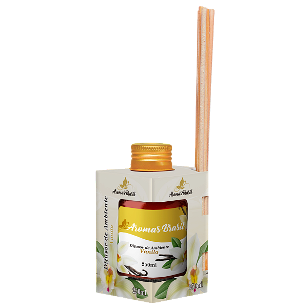 Difusor de Ambientes Aromas Brasil 250ml Vanila