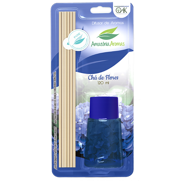 Difusor de Ambientes Blister Amazônia Aromas 120ml Chá de Flores