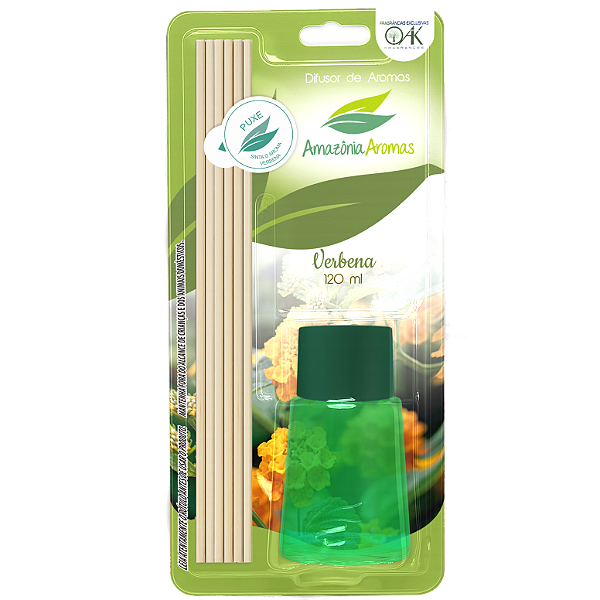 Difusor de Ambientes Blister Amazônia Aromas 120ml Verbena