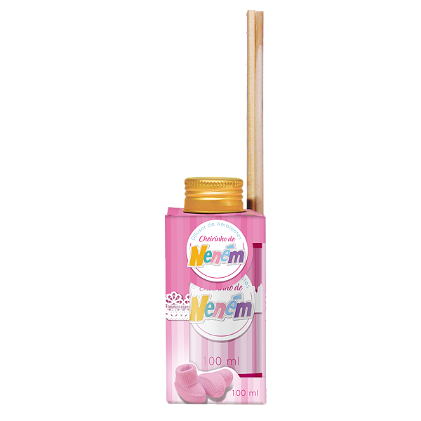 Difusor de Ambientes Cheirinho de Neném 100ml Rosa