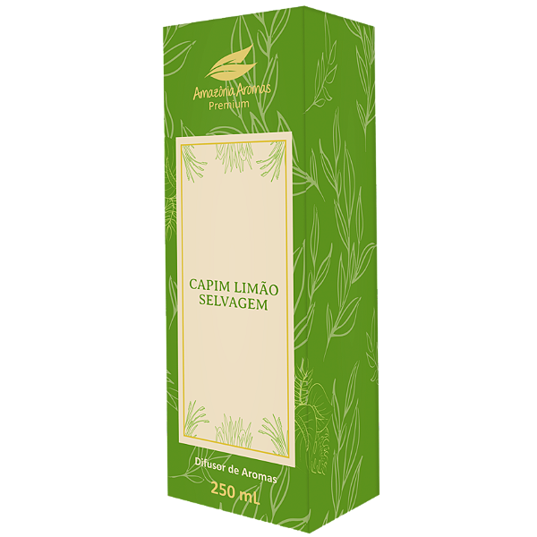 Difusor Premium Amazônia Aromas 250ml Capim Limão Selvagem