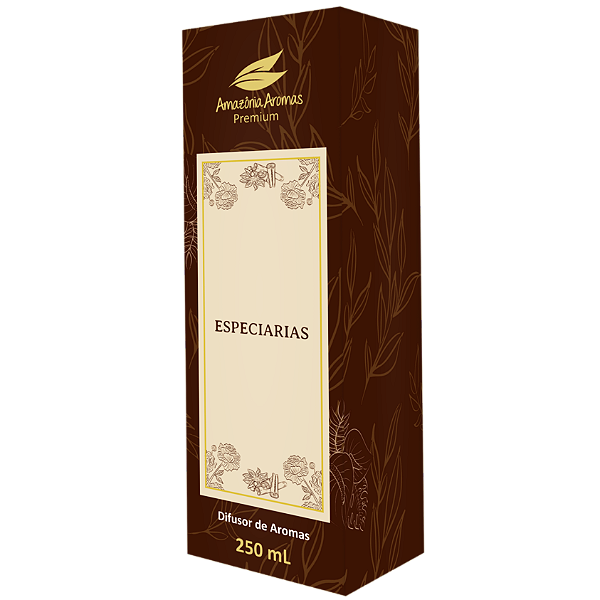 Difusor Premium Amazônia Aromas 250ml Especiarias