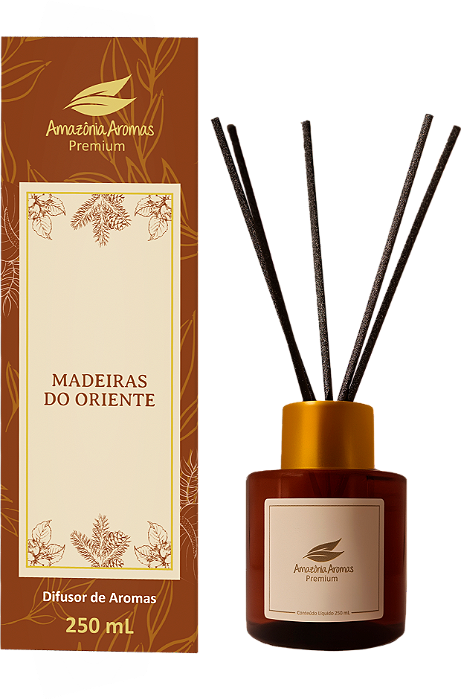 Difusor Premium Amazônia Aromas 250ml Madeiras do Oriente