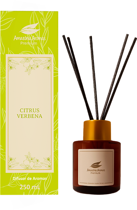 Difusor Premium Amazônia Aromas 250ml Citrus Verbena