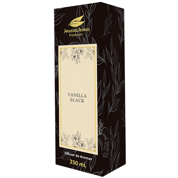 Difusor Premium Amazônia Aromas 250ml Vanilla Black