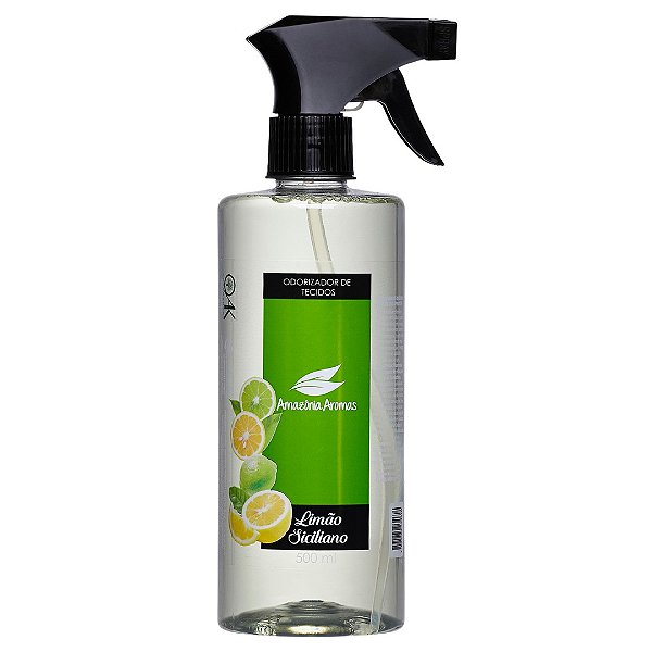 Odorizador de Tecidos Amazônia Aromas 500ml Limão Siciliano