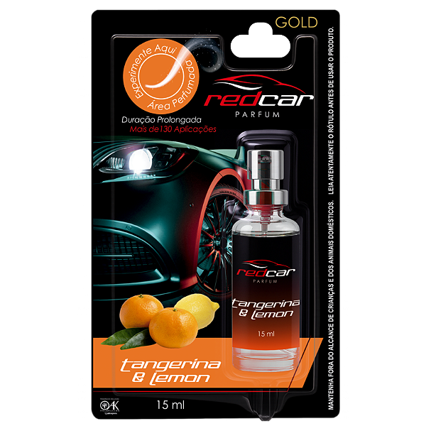 Perfume Redcar 15ml Tangerina e Lemon