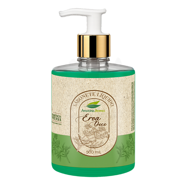 Sabonete Amazônia Aromas 500ml Erva Doce