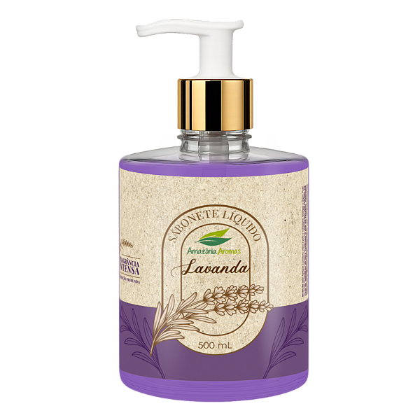 Sabonete Amazônia Aromas 500ml Lavanda
