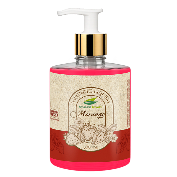 Sabonete Amazônia Aromas 500ml Morango