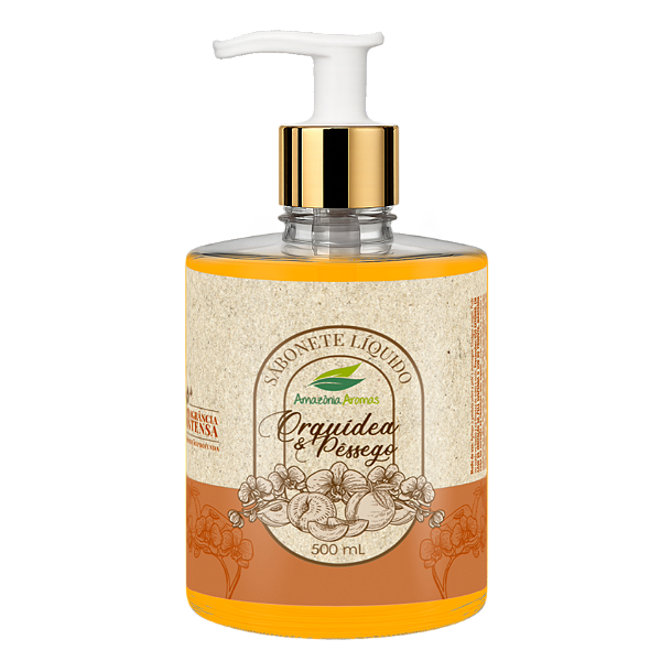 Sabonete Amazônia Aromas 500ml Orquídea e Pêssego