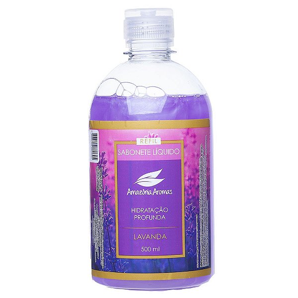 Sabonete Refil Amazônia Aromas 500ml Lavanda