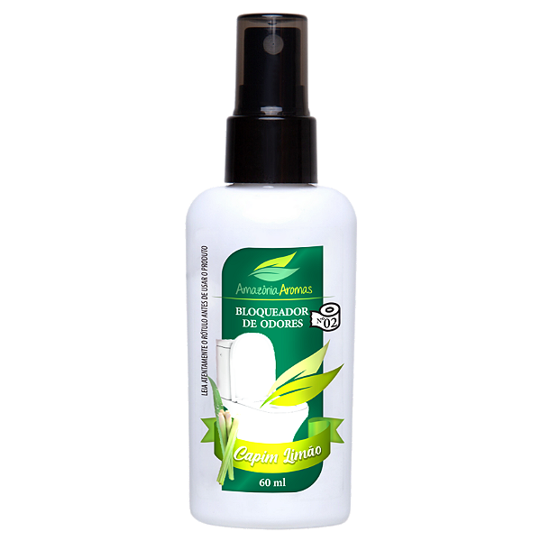Bloqueador de Odor Amazônia Aromas 60ml Capim Limão