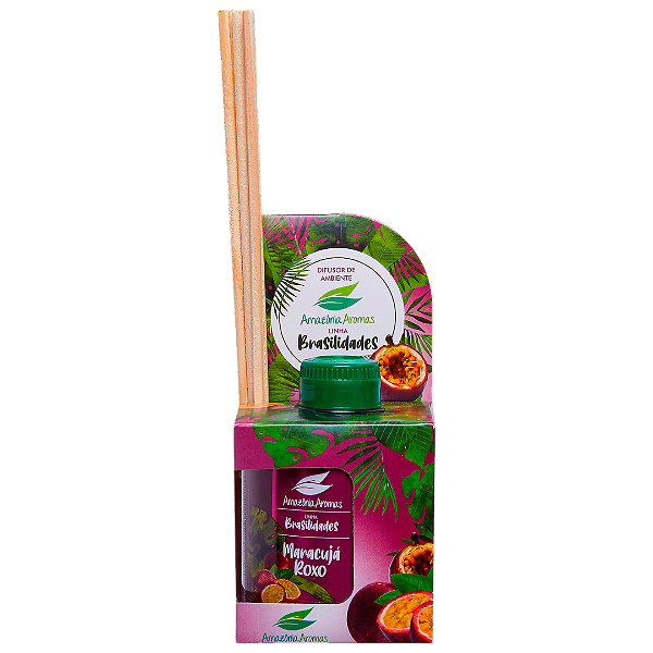 Difusor de Ambientes Brasilidades Amazônia Aromas 270ml Maracujá Roxo