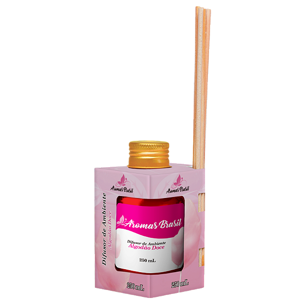 Difusor de Ambientes Aromas Brasil 250ml Algodão Doce
