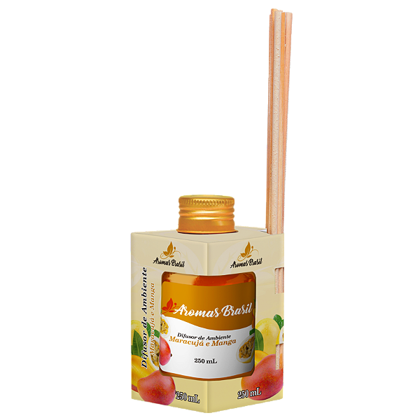 Difusor de Ambientes Aromas Brasil 250ml Maracujá e Manga