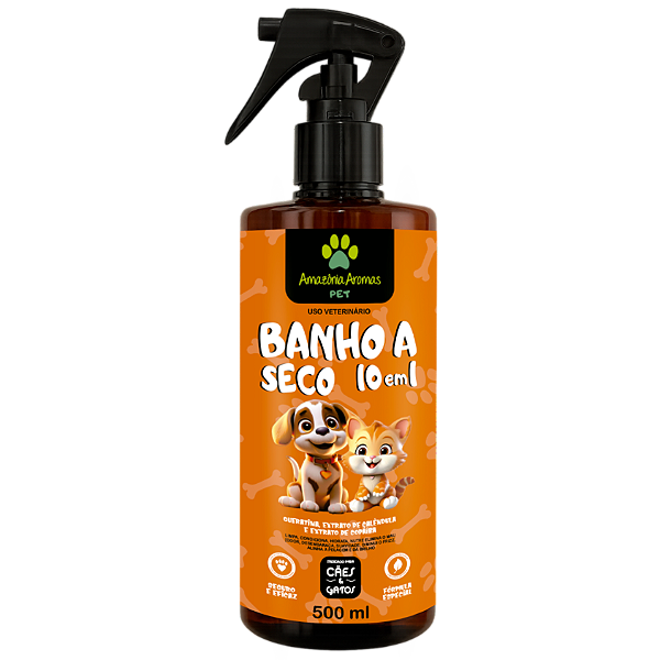 Banho a Seco Amazônia Aromas PET 500ml 10 em 1