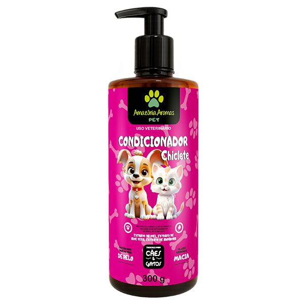 Condicionador Amazônia Aromas PET 300g Chiclete