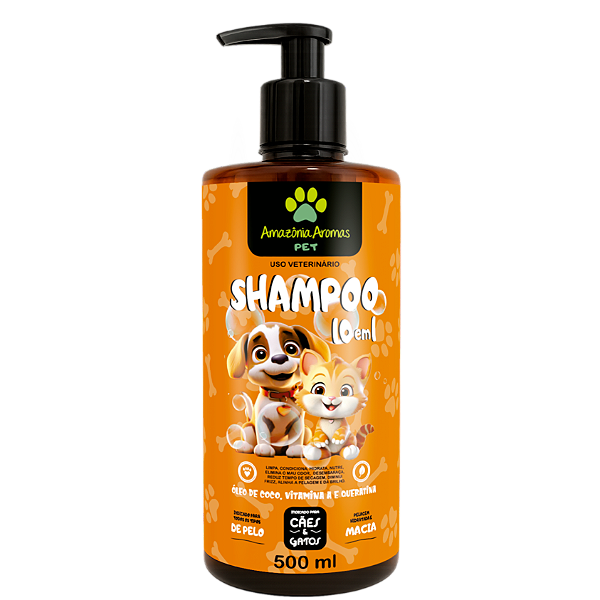 Shampoo Amazônia Aromas PET 500ml 10 em 1