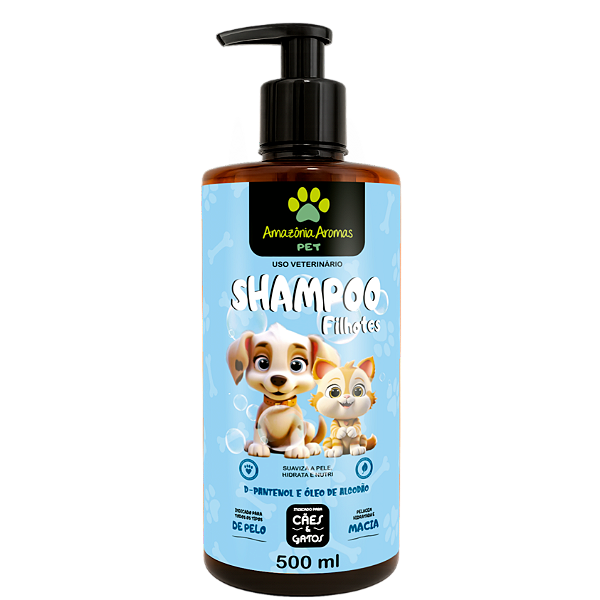Shampoo Amazônia Aromas PET 500ml Filhotes