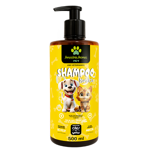 Shampoo Amazônia Aromas PET 500ml Nutrição