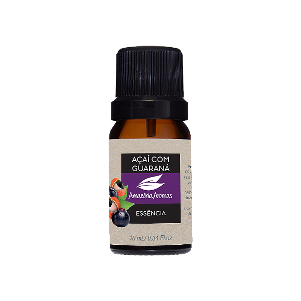 Essência Oleosa Amazônia Aromas 10ml Açai Com Guaraná