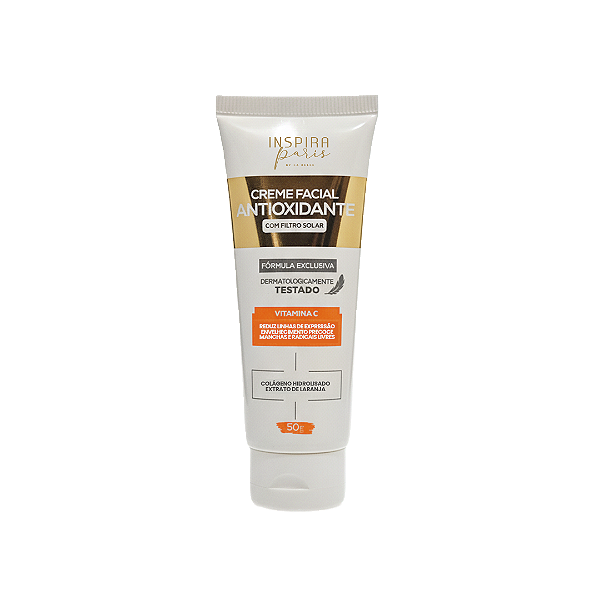 Creme Facial Inspira Paris 50g Antioxidante Com Filtro Solar