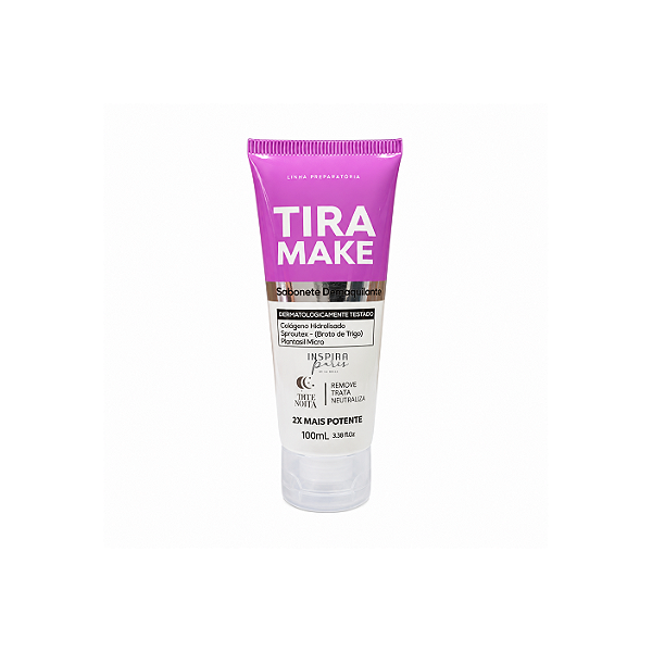 Sabonete Facial Inspira Paris 100ml Tira Make