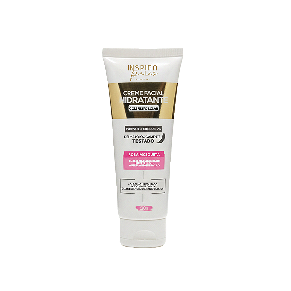 Creme Facial Inspira Paris 50G Hidratante Com Filtro Solar