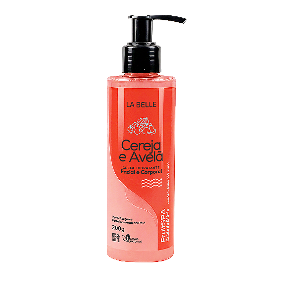 Hidratante Facial E Corporal La Belle 200G Cereja E Avelã