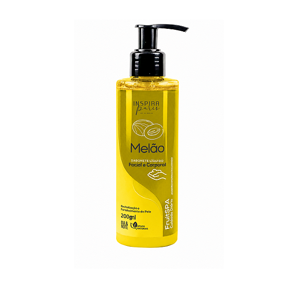 Sabonete Líquido Facial E Corporal Inspira Paris 200Ml Melão