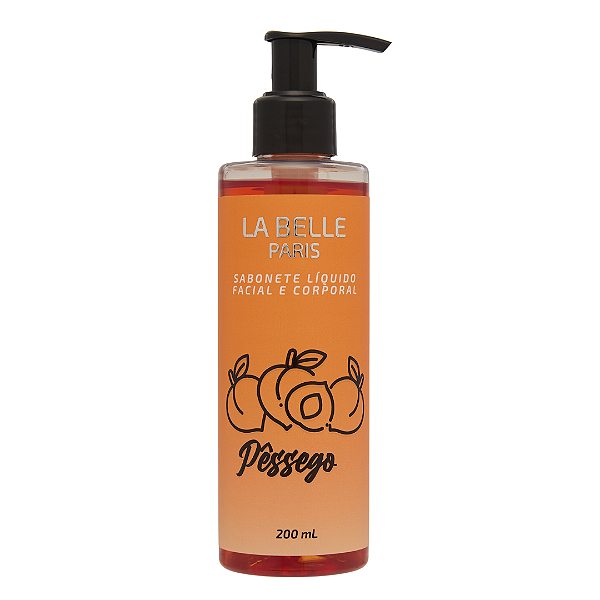 Sabonete Líquido Facial E Corporal La Belle 200Ml Pêssego