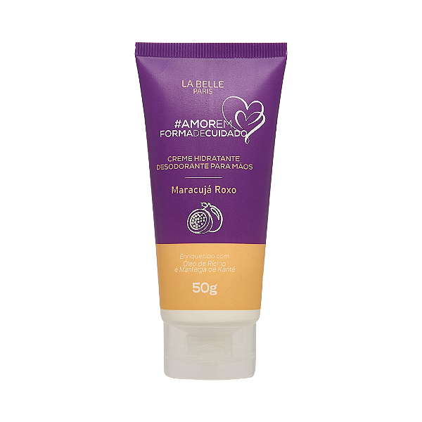 Creme Hidratante  Desodorante Para Mãos La Belle 50G Maracujá Roxo