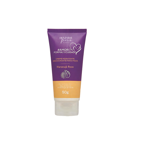 Creme Hidratante Desodorante Para Mãos Inspira Paris 50G Maracujá Roxo