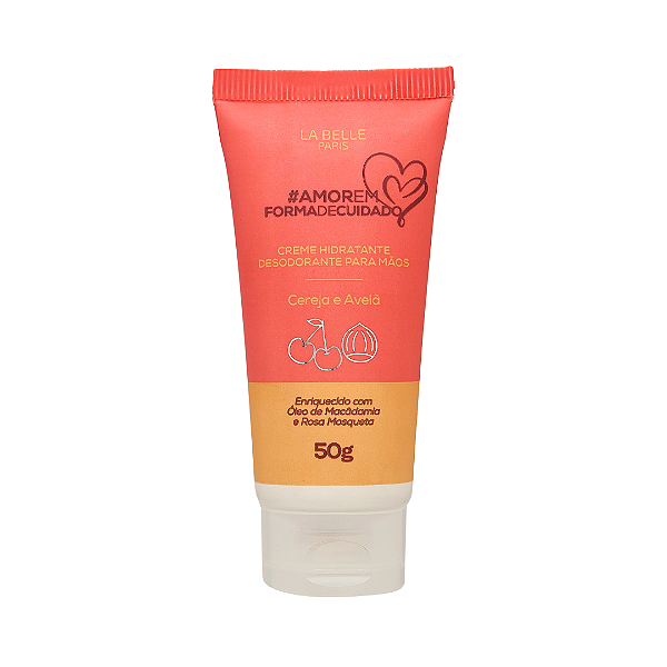 Creme Hidratante  Desodorante Para Mãos La Belle 50G Cereja E Avelã