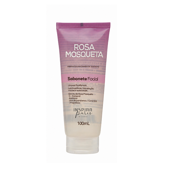 Sabonete Facial Inspira Paris 100Ml Rosa Mosqueta