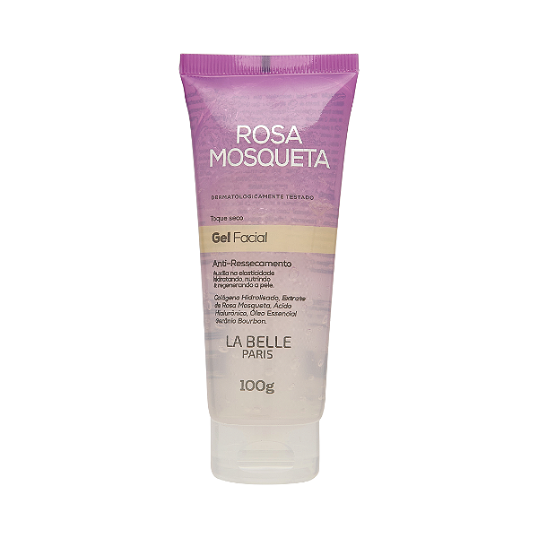 Gel Facial La Belle 100G Hidratante Rosa Mosqueta Toque Seco