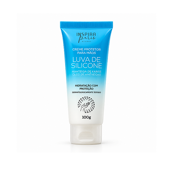 Creme Protetor Para Mãos Inspira Paris 100G Luva De Silicone