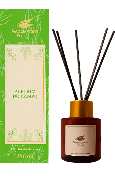 Difusor Premium Amazônia Aromas 250ml Alecrim do Campo